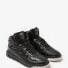 Valentino Garavani Black One Stud High Top Trainers