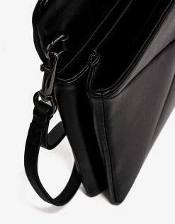 Valentino Garavani Accessories Black One Stud Nappa Clutch Bag