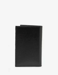 Valentino Garavani Black Patent Leather VLTN Card Wallet Accessories