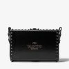 Valentino Garavani Accessories Black Rockstud Alcove Crossbody Bag