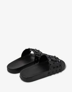 Wholesale ๐ Valentino Garavani Black โ๏ธ Summer VLogo Signature Slide ๐ฉด Sandals ๐งจ 13 Valentino Garavani Black Summer VLogo Signature Slide Sandals