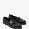 Valentino Garavani Black VLogo Chain Loafers