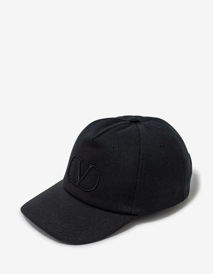 Flash Sale ⌛ Valentino Black VLogo Signature ⚾ Baseball Cap Accessories ❤️ 5 Valentino Black VLogo Signature Baseball Cap Accessories