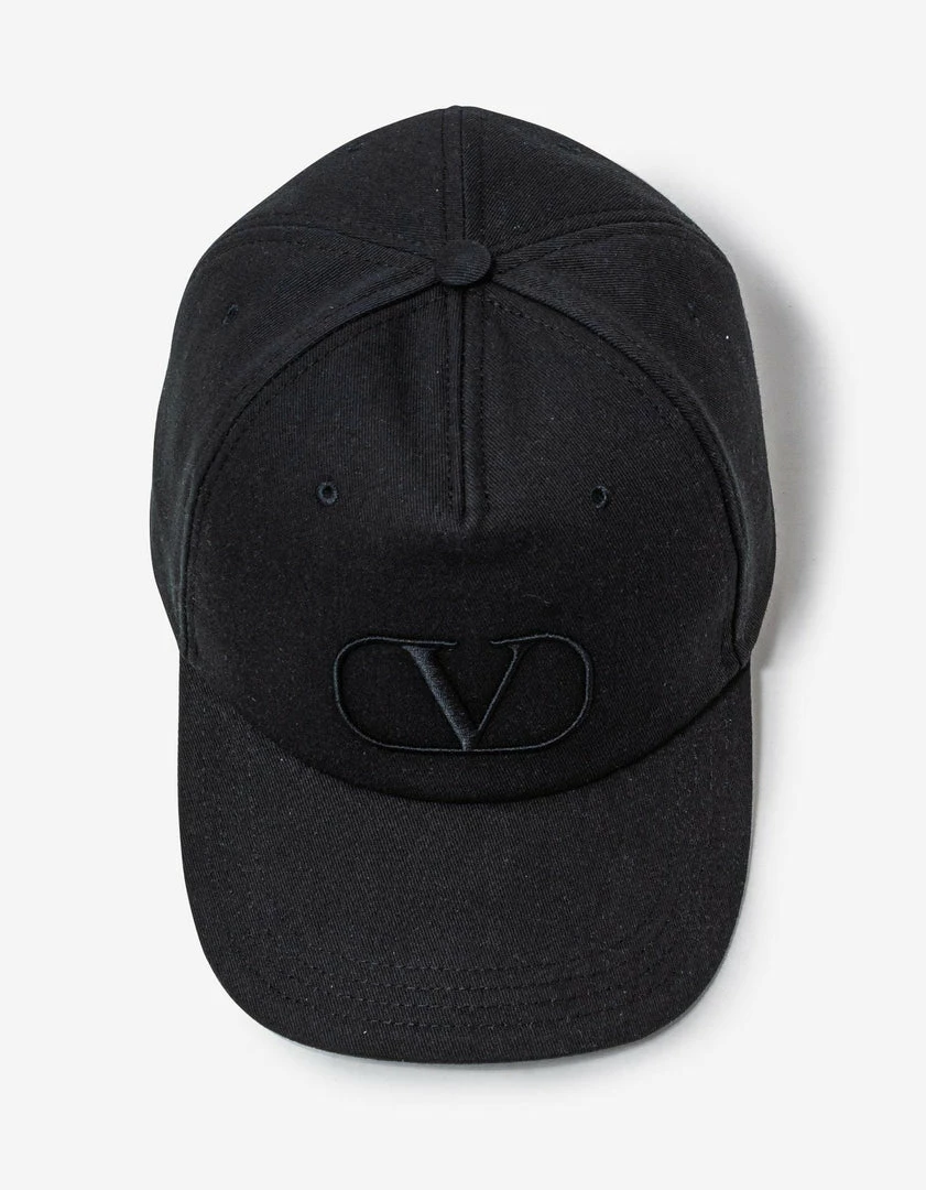 Flash Sale ⌛ Valentino Black VLogo Signature ⚾ Baseball Cap Accessories ❤️ 6 Valentino Black VLogo Signature Baseball Cap Accessories