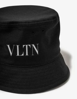 Valentino Black VLTN Bucket Hat