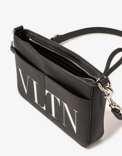 Valentino Garavani Black VLTN Crossbody Bag