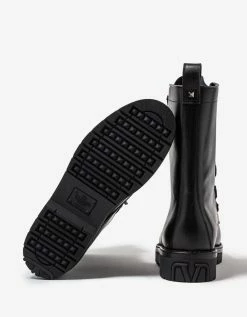 Valentino Garavani Black XCombat Boots