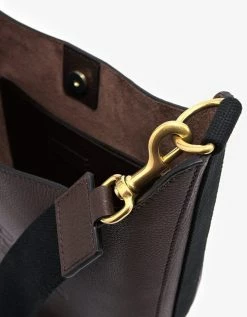 Valentino Garavani Brown Identity Leather Hobo Bag Accessories