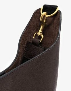 Valentino Garavani Brown Identity Leather Hobo Bag Accessories