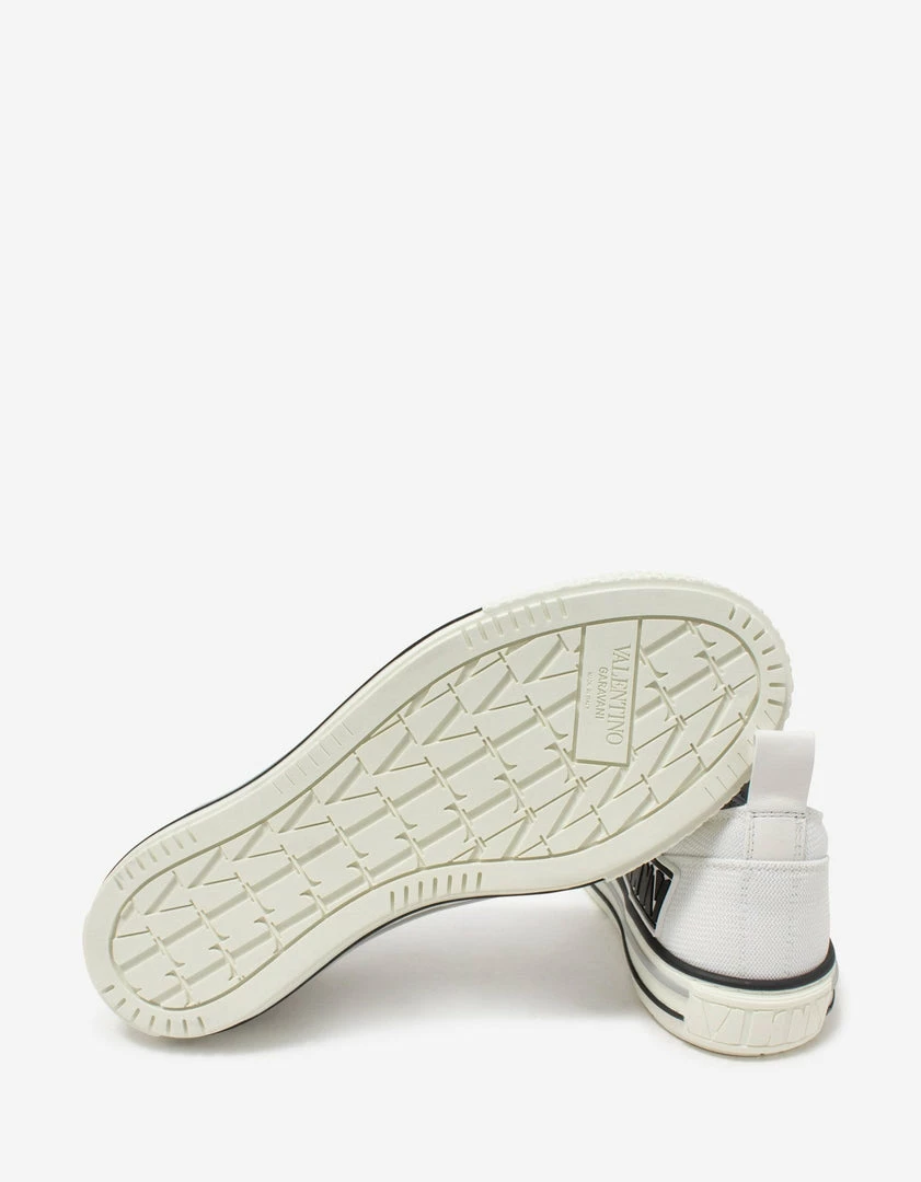 Budget 🌟 Valentino Garavani Giggies White Canvas Trainers 🔥 5 Valentino Garavani Giggies White Canvas Trainers