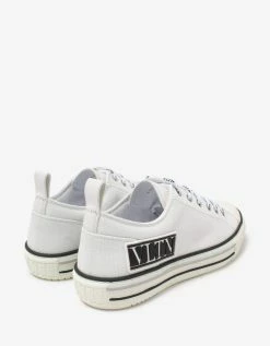 Budget 🌟 Valentino Garavani Giggies White Canvas Trainers 🔥 14 Valentino Garavani Giggies White Canvas Trainers