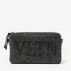 Valentino Garavani Grey VLTN Felt Crossbody Bag Accessories