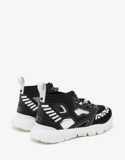 Valentino Garavani Heroes Reflex Black High Top Trainers