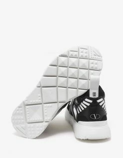 Valentino Garavani Heroes Reflex Black High Top Trainers