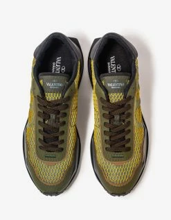 Valentino Garavani Khaki Netrunner Trainers