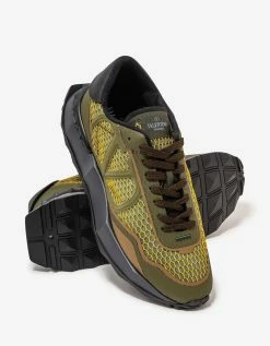 Valentino Garavani Khaki Netrunner Trainers
