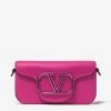 Valentino Garavani Accessories Pink PP Mini Loco Crossbody Bag
