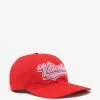 Valentino Red Varsity Logo Cap Accessories
