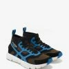 Valentino Garavani Sound High Leather & Mesh Trainers