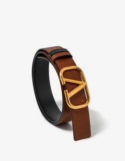 Valentino Garavani VLogo Signature Reversible Buckle Belt 35MM