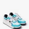 Valentino Garavani White & Blue One Stud Trainers