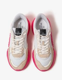 Promo ๐ Valentino Garavani White Bubbleback Mesh And Suede Trainers ๐ฅฐ 12 Valentino Garavani White Bubbleback Mesh And Suede Trainers