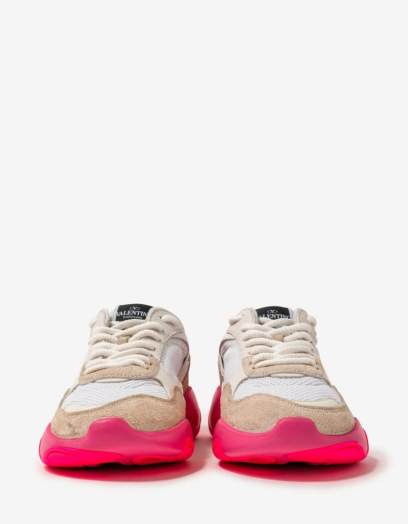 Promo ๐ Valentino Garavani White Bubbleback Mesh And Suede Trainers ๐ฅฐ 7 Valentino Garavani White Bubbleback Mesh And Suede Trainers