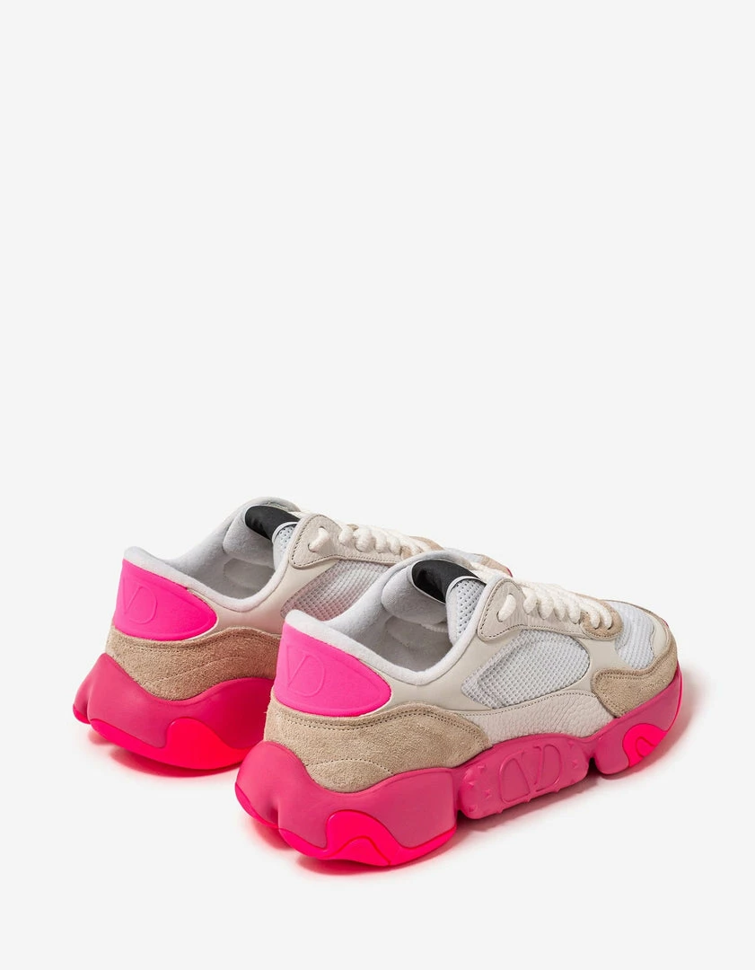 Promo ๐ Valentino Garavani White Bubbleback Mesh And Suede Trainers ๐ฅฐ 8 Valentino Garavani White Bubbleback Mesh And Suede Trainers