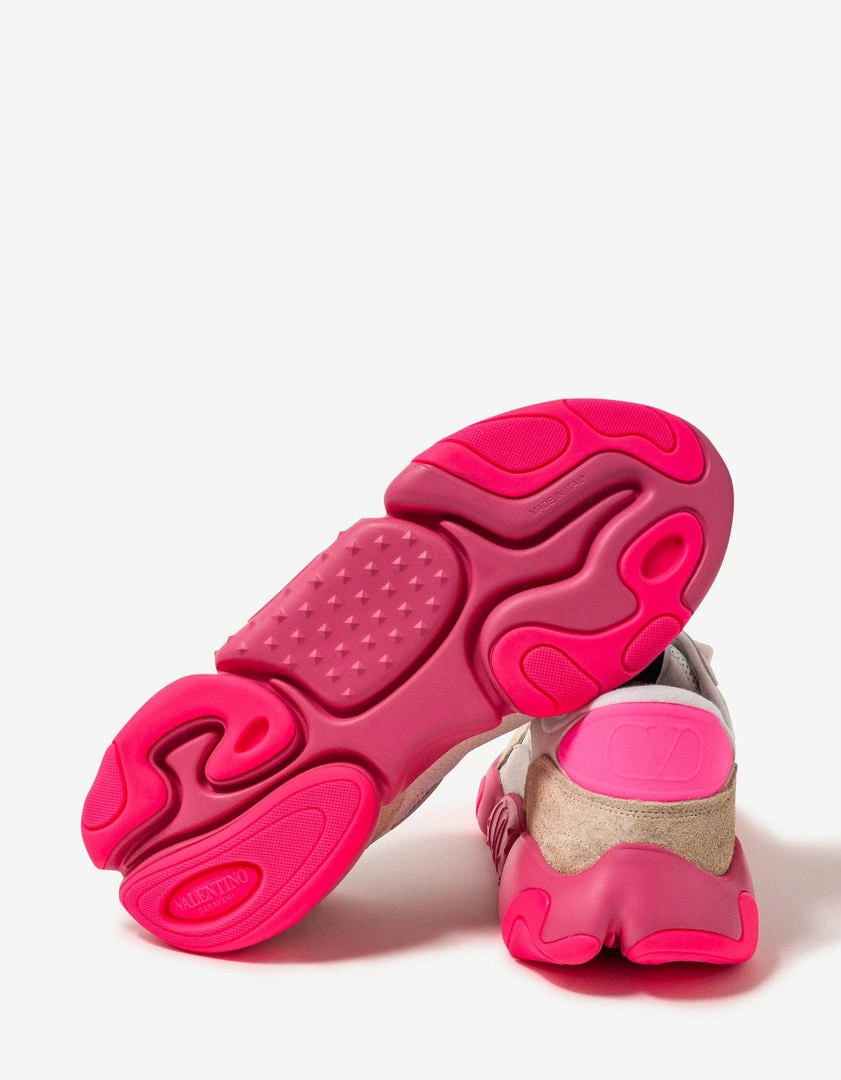 Promo ๐ Valentino Garavani White Bubbleback Mesh And Suede Trainers ๐ฅฐ 5 Valentino Garavani White Bubbleback Mesh And Suede Trainers