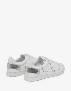 Valentino Garavani White Go Logo Tennis Trainers
