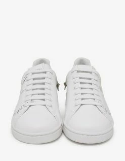 Valentino Garavani White Go Logo Tennis Trainers