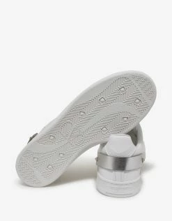 Valentino Garavani White Go Logo Tennis Trainers