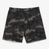 Valentino Green Camouflage Print Chino Shorts