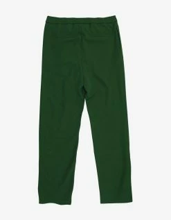 Valentino Green Side Stripe Trousers Clothing