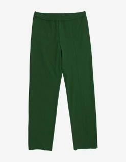 Valentino Green Side Stripe Trousers Clothing