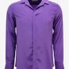Valentino Lilac Silk Shirt Shirts