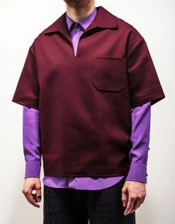 Valentino Lilac Silk Shirt Shirts