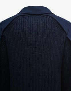 Valentino Navy Blue Double-Breasted Wool Jacket