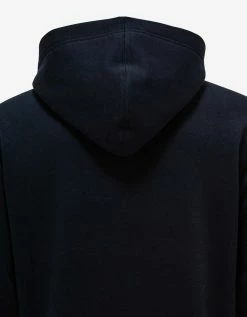 Valentino Navy Blue Neon Universe Logo Hoodie Clothing