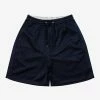 Valentino Clothing Navy Blue Optical Logo Jacquard Shorts