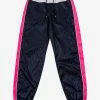 Valentino Navy Blue Optical Logo Jacquard Track Pants