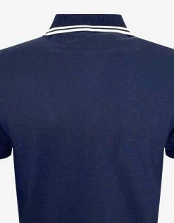 Clothing Navy Blue Optical Valentino Patch Polo T-Shirt