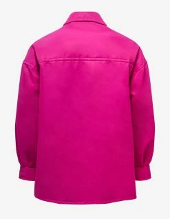 Valentino Clothing Pink PP Stud Detail Shirt Jacket