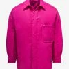 Valentino Clothing Pink PP Stud Detail Shirt Jacket