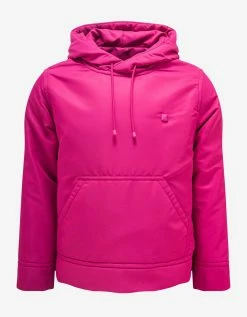 Valentino Clothing Pink PP Stud Detail Nylon Hoodie