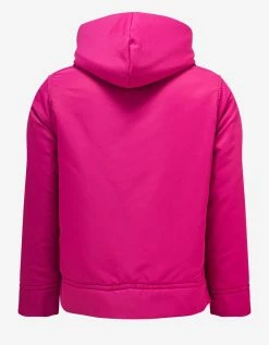 Valentino Clothing Pink PP Stud Detail Nylon Hoodie