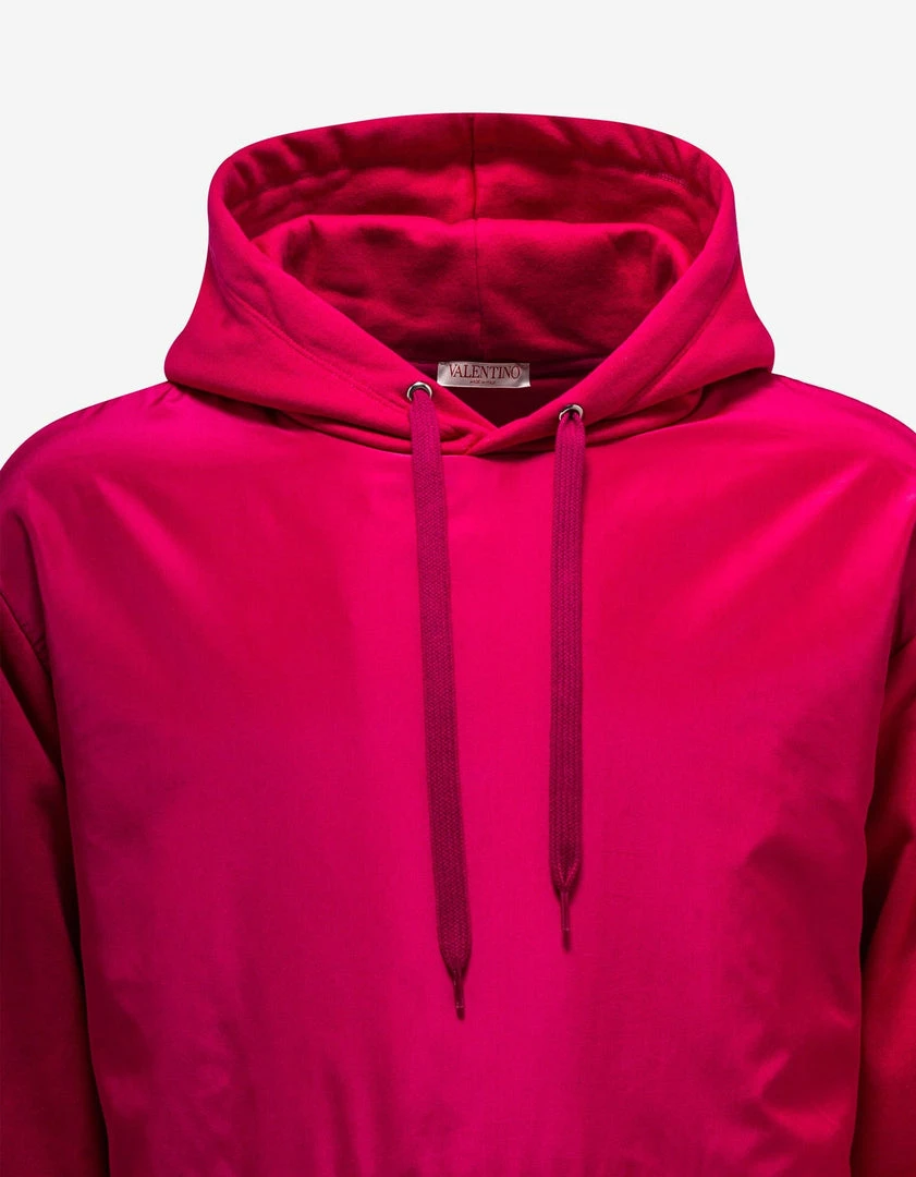 Hot Sale π Valentino Pink Washed Taffeta Panel Hoodie Clothing π 7 Valentino Pink Washed Taffeta Panel Hoodie Clothing