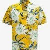 Valentino Street Flowers Couture Peonies Print Bowling Shirt Clothing