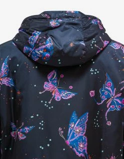 Valentino Utopia Butterfly Print Nylon Windbreaker
