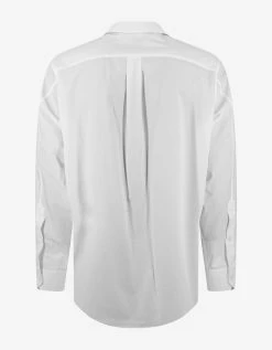 Valentino White Oversized Collar Shirt Clothing